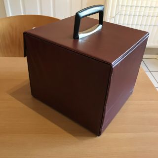 Vintage Record Carry Storage Case 7” Vinyl Music Box Red Large 1970s Singles 4