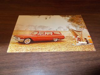 1961 Buick Lesabre Estate Wagon Vintage Advertising Postcard