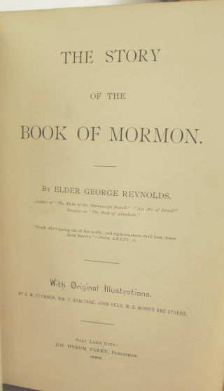 MORMON BOOK: THE STORY OF THE BOOK OF MORMON 4