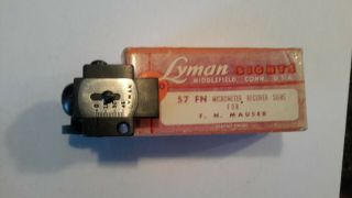 Lyman 57 Fn Micrometer Receiver Peep Sight Fn Mauser
