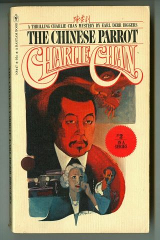 The Chinese Parrot By Earl Derr Biggers Charlie Chan 2 Vintage 1974 Paperback