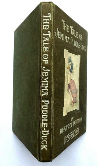 THE TALE OF JEMIMA PUDDLE - DUCK 1908 1ST EDITION BEATRIX POTTER PETER RABBIT 2