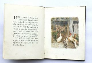 THE TALE OF JEMIMA PUDDLE - DUCK 1908 1ST EDITION BEATRIX POTTER PETER RABBIT 8
