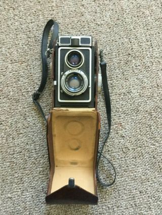 Zeiss Icon IKOFLEX vintage CAMERA with LEATHER case 5