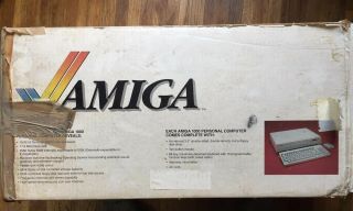 Box Authentic Commodore Amiga 1000 A1000 Keyboard & Computer 11