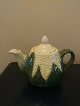Vintage Shawnee Pottery Yellow King Corn Usa 10 Oz Individual Tea Pot 65