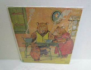 Tony Sarg Art On Vintage Nursery Rhyme Jigsaw Picture Puzzle The Three Bears 1