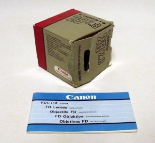 OEM CANON FD f/2.  8 28mm Wide - Angle Lens SLR Film Camera DSLR Micro Sony Nex NMIB 4