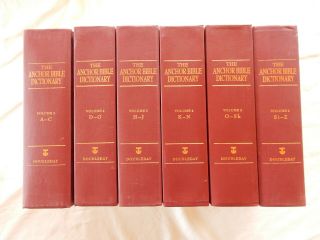 THE ANCHOR BIBLE DICTIONARY Volumes 1 - 6 By David Noel Freedman,  1st ed. ,  1992 5