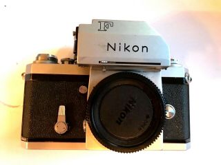Nikon F Camera Body With Ft Finder In Good Order 67 Vintage