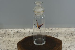 Vtg Hand Painted Duck Cocktail Martini Shaker Bar Ware