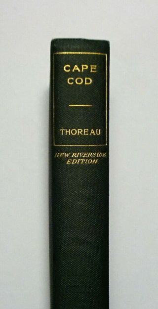 1893 Cape Cod By Henry David Thoreau,  Vg