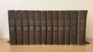 Complete 12 Volume Set The Century Dictionary And Cyclopedia W/ World Atlas 1911