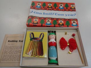 Vintage Strick Knit Hanni Knitting Tool Hand Decorated W.  Germany Instruct.  /box