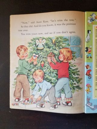 Vintage Little Golden Book Trim theChristmas Tree A50 1957 1st ed. 8