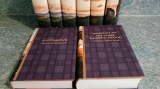 Outlander Set,  Books 1 - 8,  Diana Gabaldon,  Collector ' s Edition Dustjackets 2