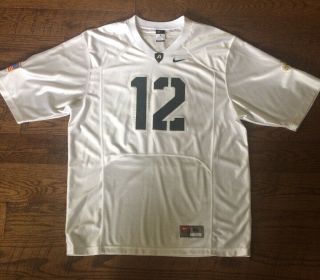 Vintage Nike Ncaa West Point 12 Army Black Knights Football Team Jersey Size Xl