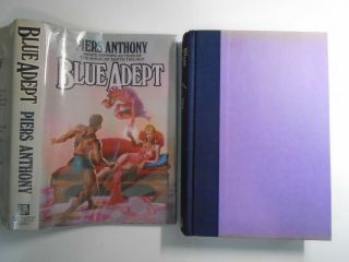 Blue Adept,  Apprentice Adept Book 2,  Piers Anthony,  Dj,  1st Edition,  1981
