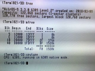 Tandy Color Computer 3 ULTIMATE edition.  Hitachi 6309 & 2048k RAM Coco 10