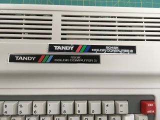 Tandy Color Computer 3 ULTIMATE edition.  Hitachi 6309 & 2048k RAM Coco 12