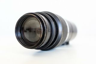 Ernst Leitz Wetzlar Elmar 13.  5cm (135mm) f4.  5 M39 Leica Lens / Rare Black 6