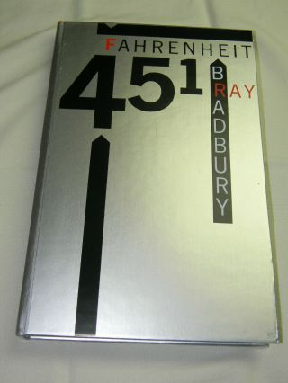 Fahrenheit 451,  Limited Edition Club.  Aluminum Binding