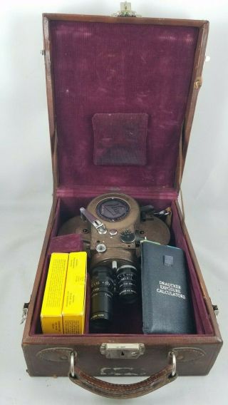 Victor Cine Camera Model 4 With Case And Film