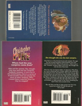 Christopher Pike 20 Horror Stories Young Adult / Teen Chain Letter Last Vampire 6