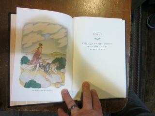 THE MASQUE OF COMUS verse by John Milton EASTON LEATHER Illustrator Edmund Dulac 3
