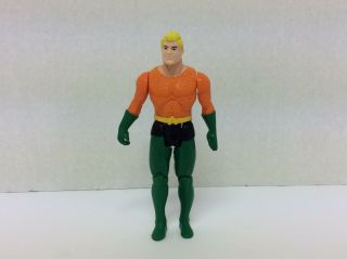 Vintage 1984 Powers Aquaman Action Figure By Kenner - Dc Comics Stands