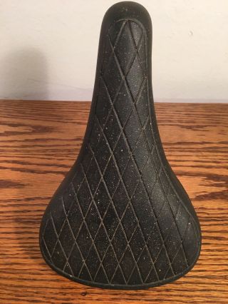 Vtg Old School Bmx Mongoose Seatpost & Persons Quilted Seat For Supergoose 70 ' s 5