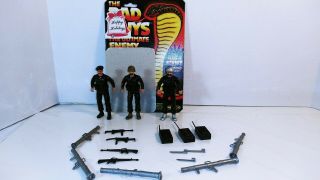 Vntg.  1982 Remco Toys The Bad Guys The Ultimate Enemy - 3 Figures - Many Accessories