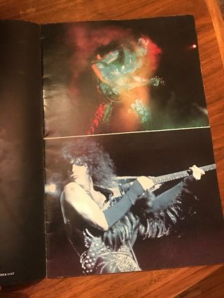 Vintage 1977 78 Kiss Concert World Tour Program 5