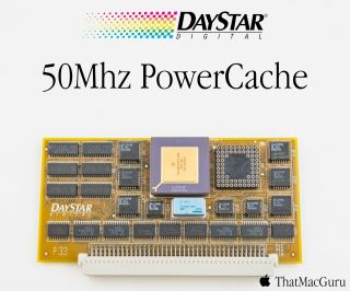 Daystar Digital Powercache 50mhz Accelerator Card For Apple Macintosh - Mac Cpu