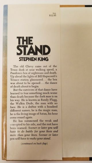 The Stand by Stephen King Signed by Mick Garris (director of mini - series) 8