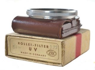 Rolleiflex Bayonet III UV for 2.  8 F,  E2,  E3,  D,  C Rollei TLR cameras with 80mm 2