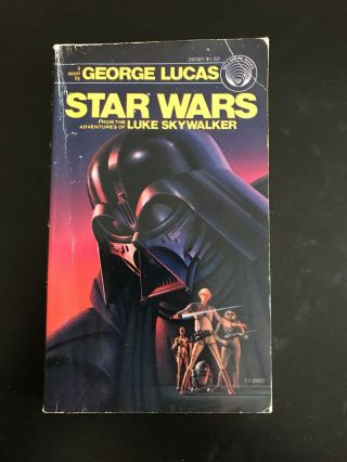 1976 Vintage Star Wars By George Lucas True First Paperback Edition 1st Printing