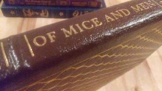 Of Mice And Men By John Steinbeck - Easton Press Leather 100 Greatest Books Ever