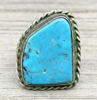 Old Pawn Sterling Silver Turquoise Navajo Women 