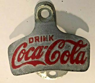 Vintage Brown Co.  Starr " X " Coca Cola Bottle Opener Wall Mount Made W.  Germany
