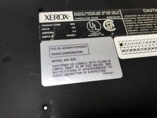 1981 Xerox 820 8 - bit Desktop Computer CP/M Zilog Z80 2.  5 MHz 64K RAM 10