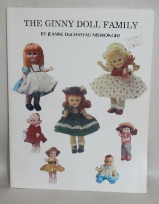 Vtg 1996 Doll Book The Ginny Doll Family Niswonger