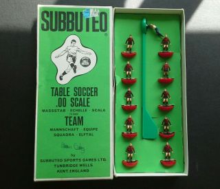 Vintage Subbuteo Team Manchester City 2nd 76 Hw