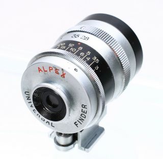 Alpex Universal Zoom View Finder Shoe Mount For Rangefinder 28mm - 135mm