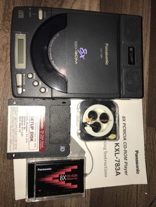 Panasonic Kxl - 783a 8x Pcmcia Cd Player Kit And Bag R340