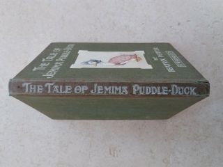The tale of jemima puddle duck.  Beatrix Potter 1st Edition 1908.  Lovely book. 2
