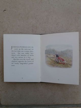 The tale of jemima puddle duck.  Beatrix Potter 1st Edition 1908.  Lovely book. 8