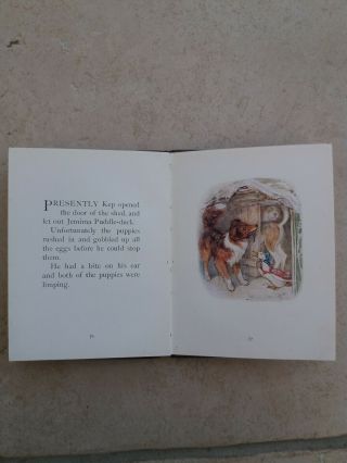 The tale of jemima puddle duck.  Beatrix Potter 1st Edition 1908.  Lovely book. 9