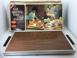 Vintage 1960s Hot Electric Warming Tray By Grants Iob