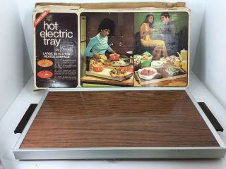 Vintage 1960s Hot Electric Warming Tray by Grants IOB 2
